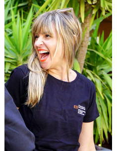 Camiseta BE BOLD mujer/negro