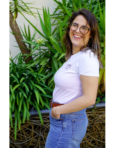 Camiseta BE BOLD mujer/blanco