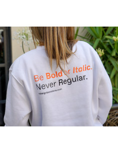 Sudadera BE BOLD unisex