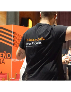 Camiseta BE BOLD hombre/negro