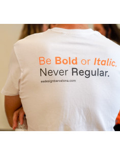 Camiseta BE BOLD hombre/blanco 2