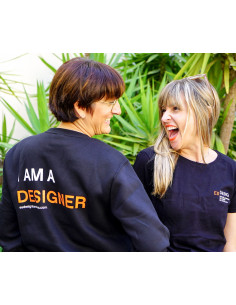 Sudadera I AM A DESIGNER unisex