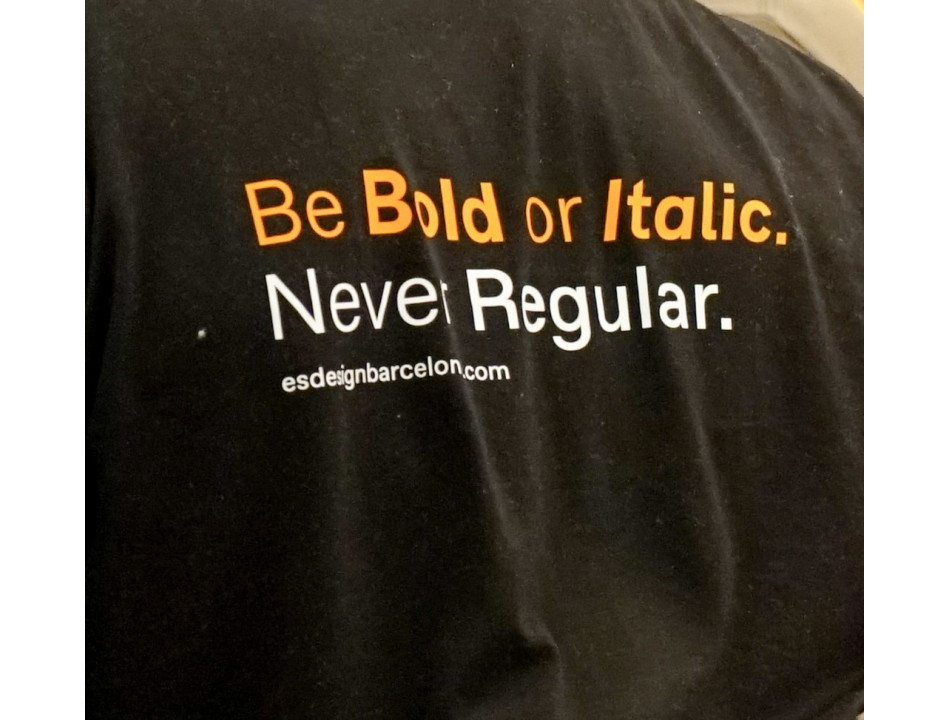 Camiseta BE BOLD mujer/negro