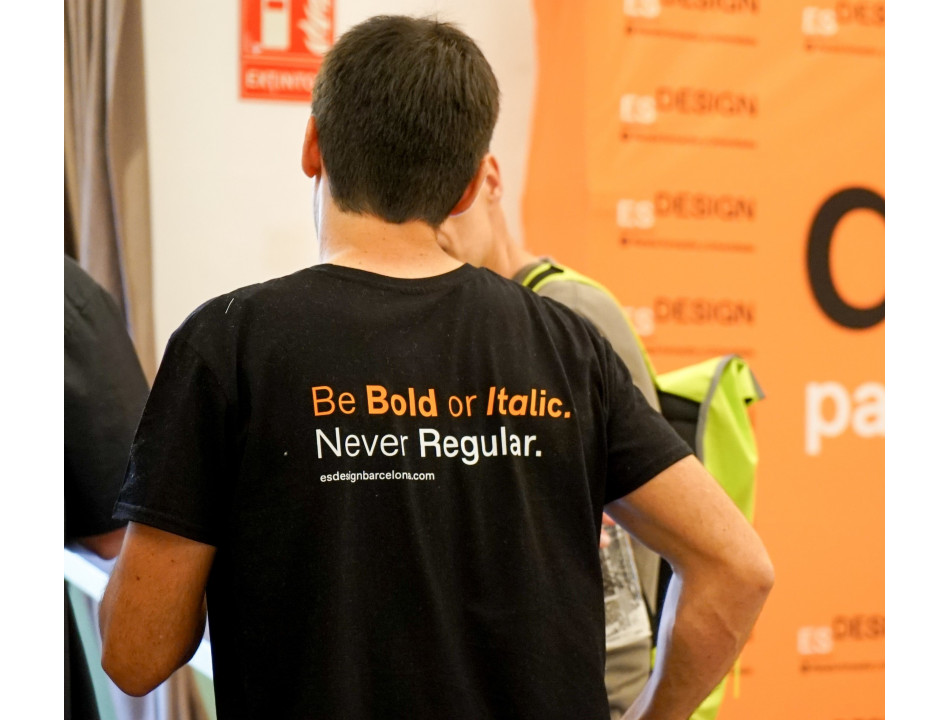 Camiseta BE BOLD hombre/negro