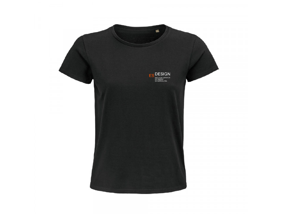 Camiseta I AM A DESIGNER mujer/negro