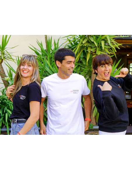 Camiseta I AM A DESIGNER mujer/negro